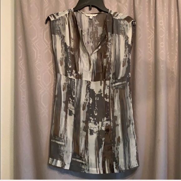 CAbi #651 Watercolor Sleeveless Tunic XS GUC - Picture 2 of 8